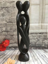 Balinese Abstract Unity Wood Carving Family Love Sculpture