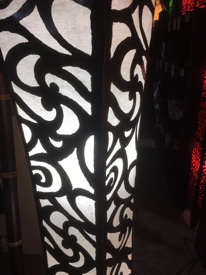 Balinese Iron Silhouette Floor Lamp