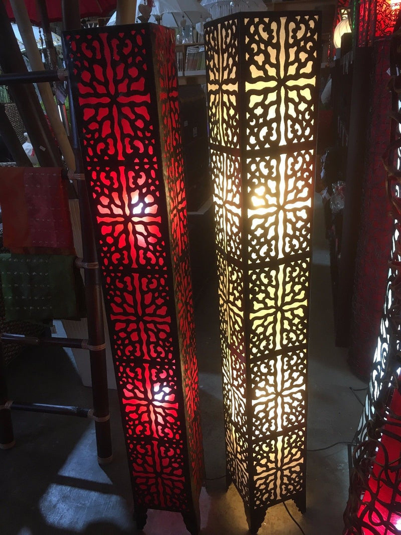 Balinese Moroccan Metal floor Lamp
