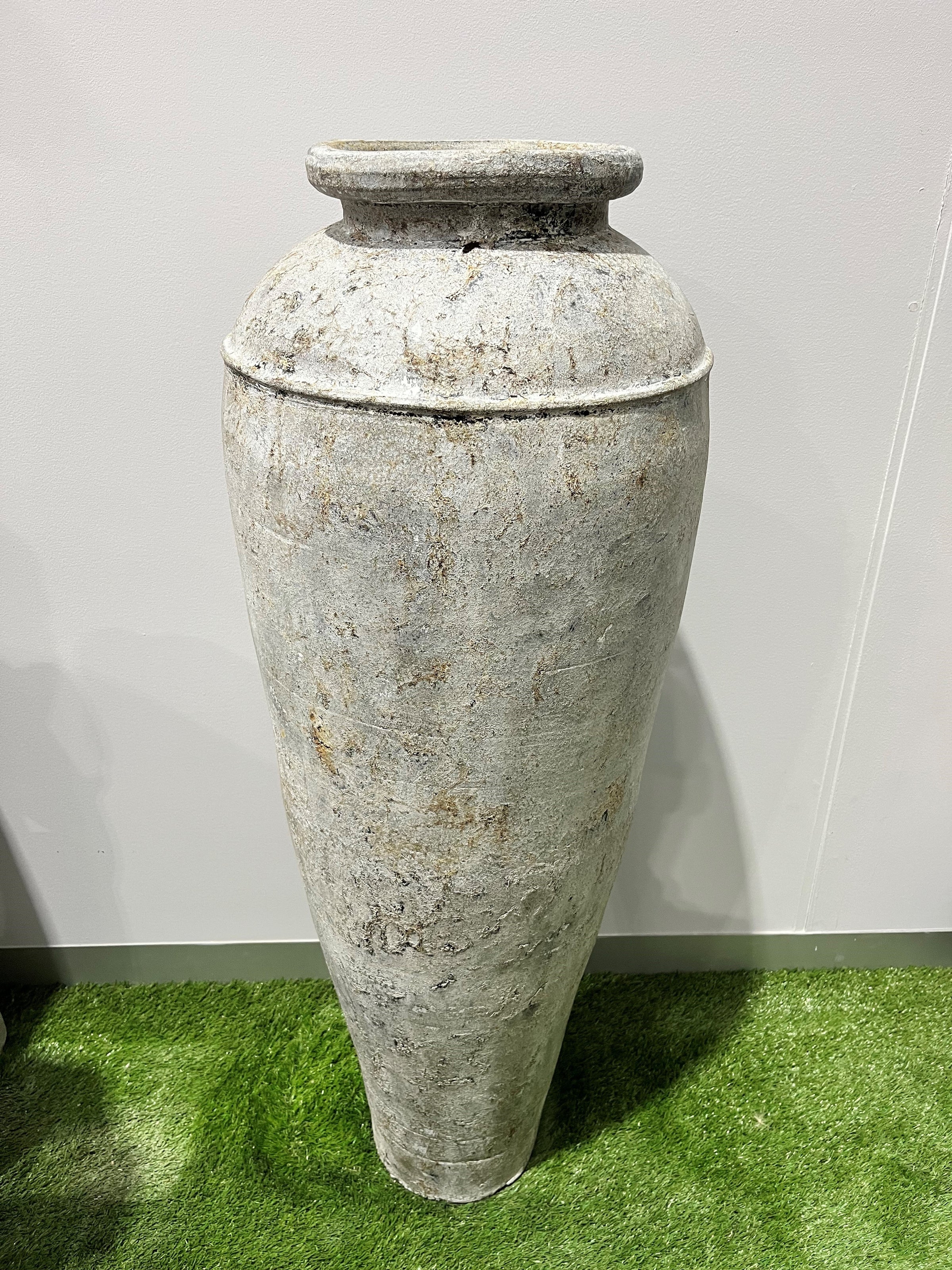 Hand Crafted Relic Design Urn Vase
