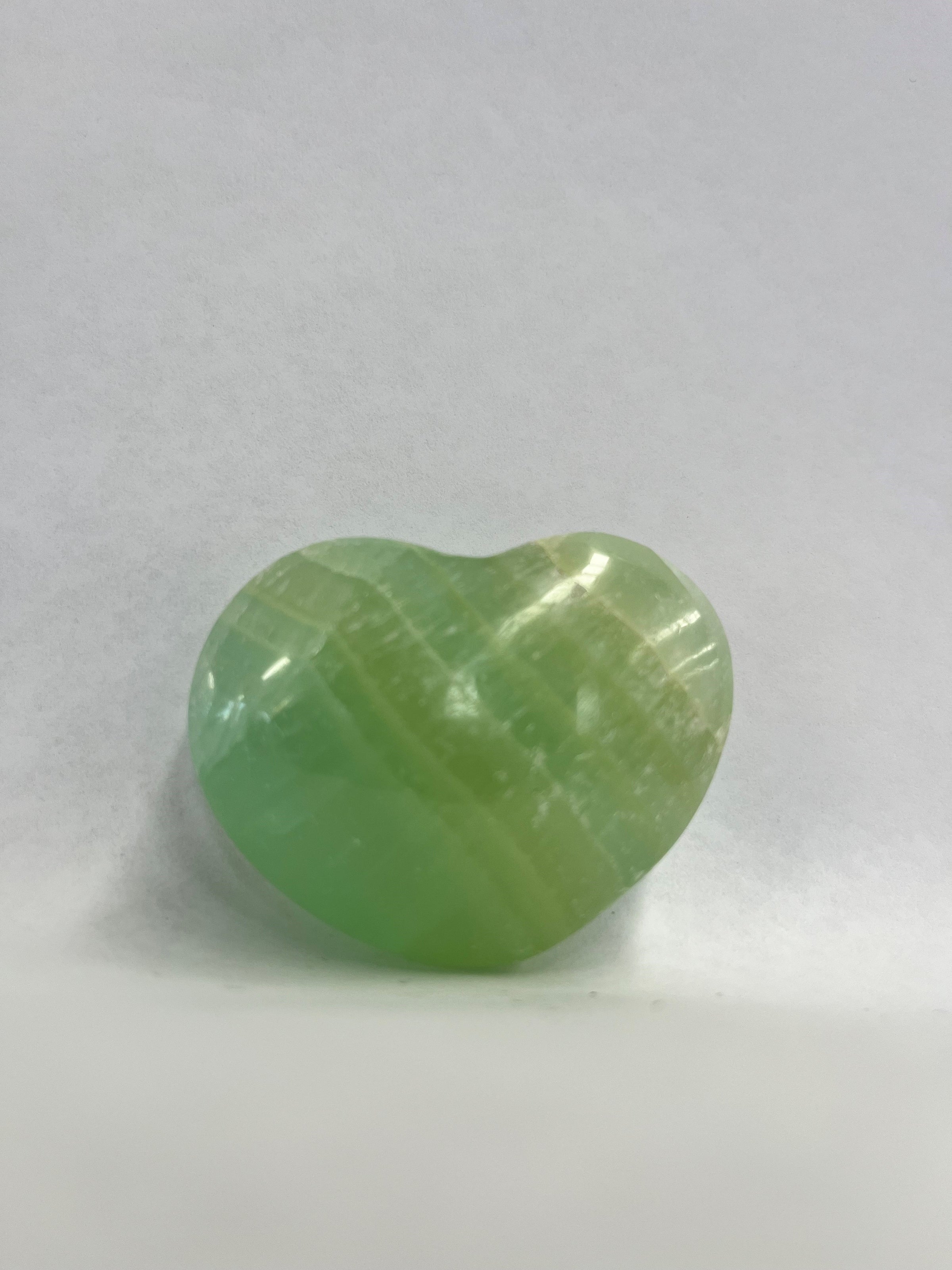 Pistachio Heart Crystal