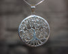 Silver Plated Tree of Life Pendant and Chain