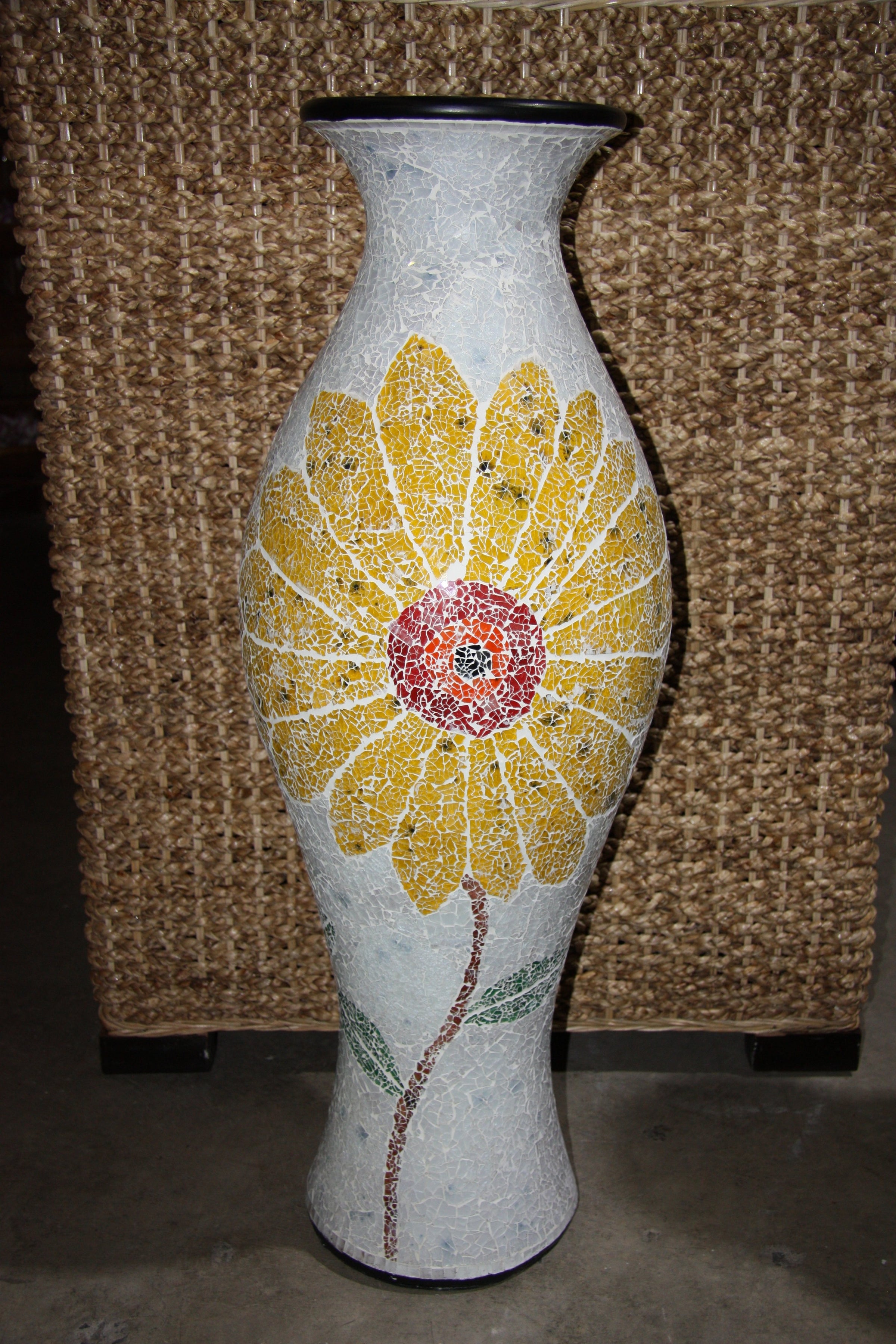 Decorative Mosaic Flower Vase #10086 – Bali Mystique