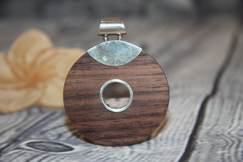 Wooden Circle of Life Pendant