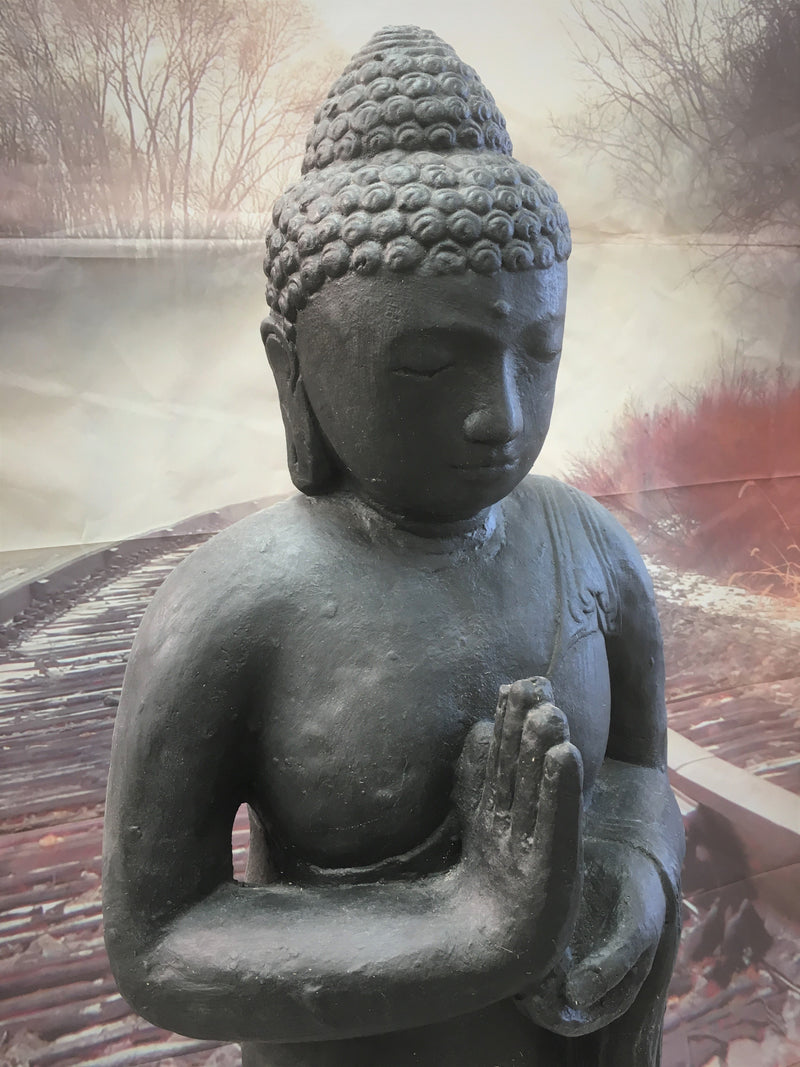 Balinese Cast Concrete Buddha Garden Statue