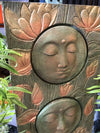 Three Face Buddha Plaque