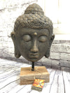 Small Buddha Head on Stand