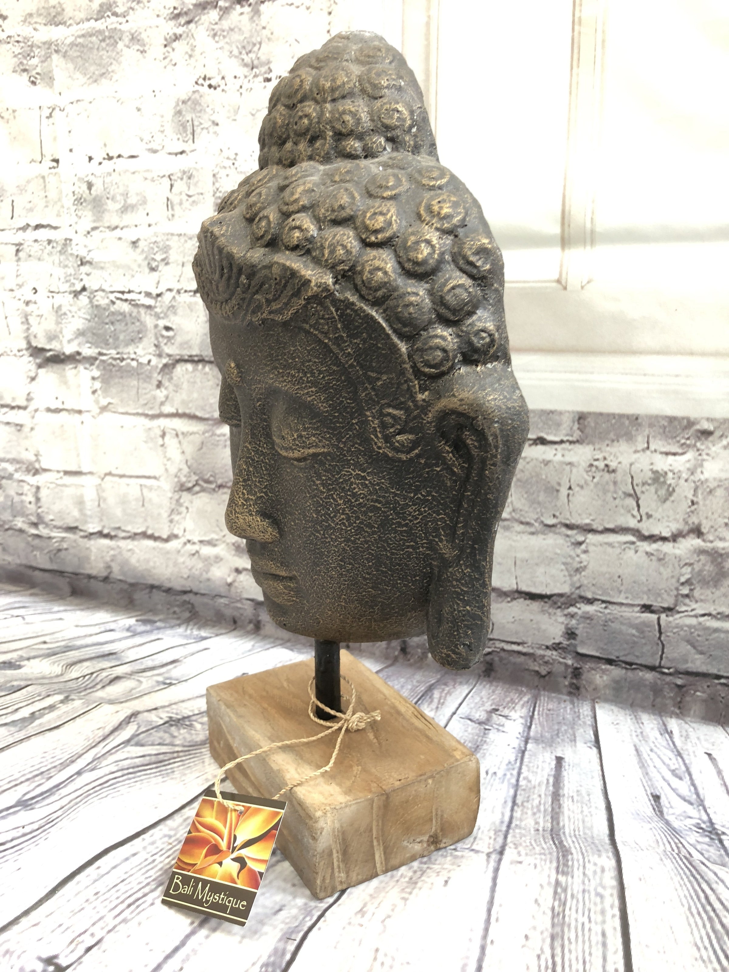 Small Buddha Head on Stand