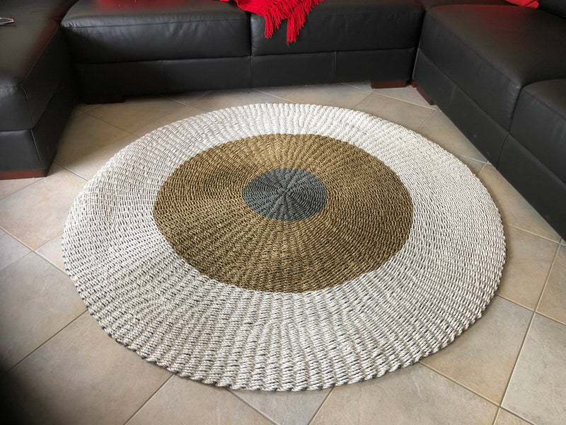 Round Mandala Floor Rug