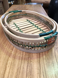 Oval Bamboo Serving Trays