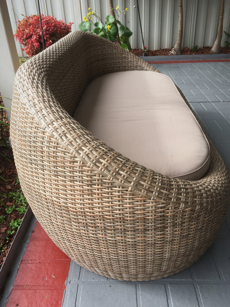 FUSION 3 Seater Wicker Lounge Outdoor Setting