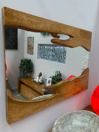 Fruitwood River Mirror