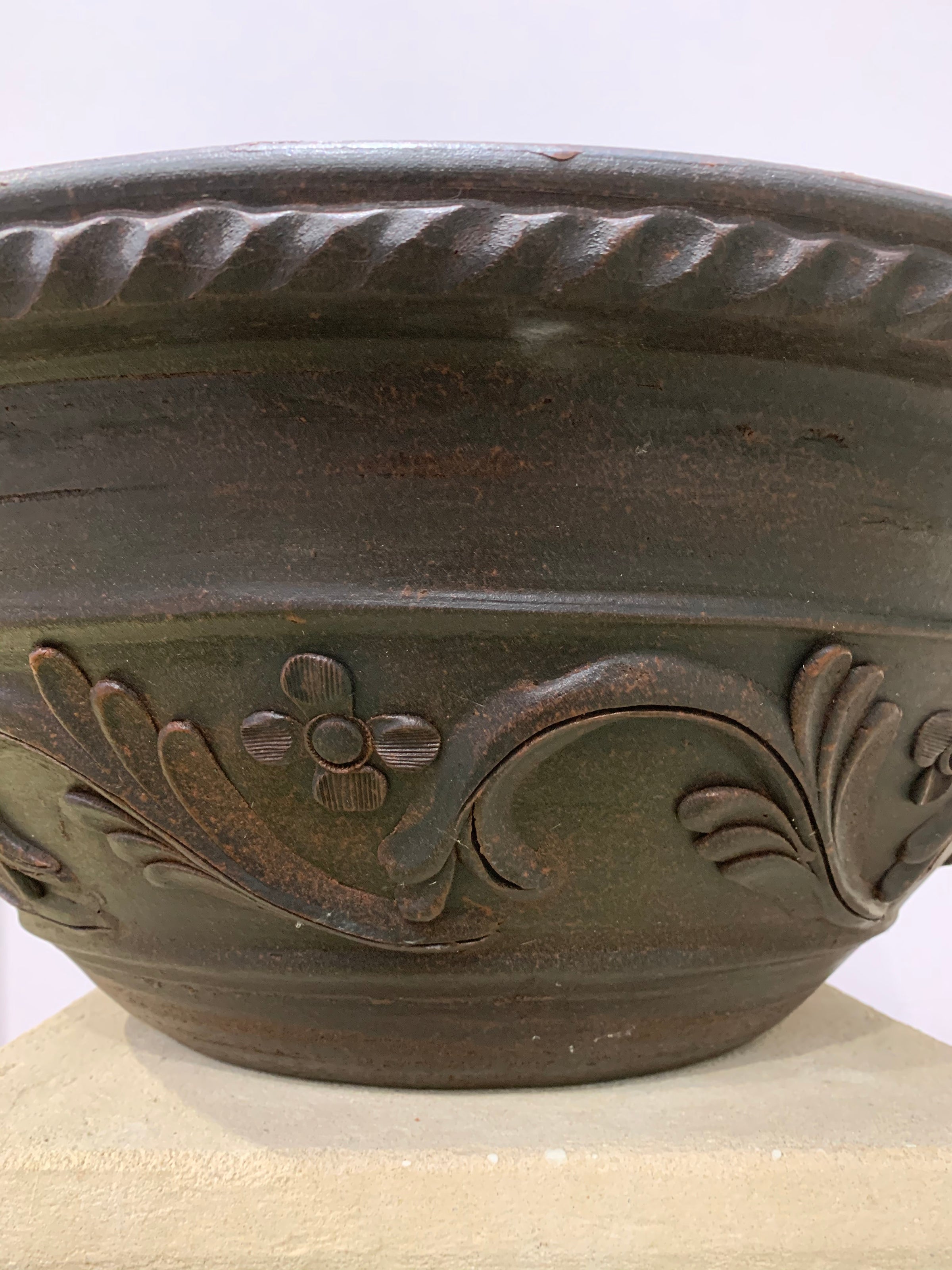 Terracotta Lotus Bowl