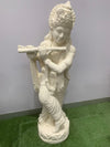 Hindu Krishna with Flute Garden Statue