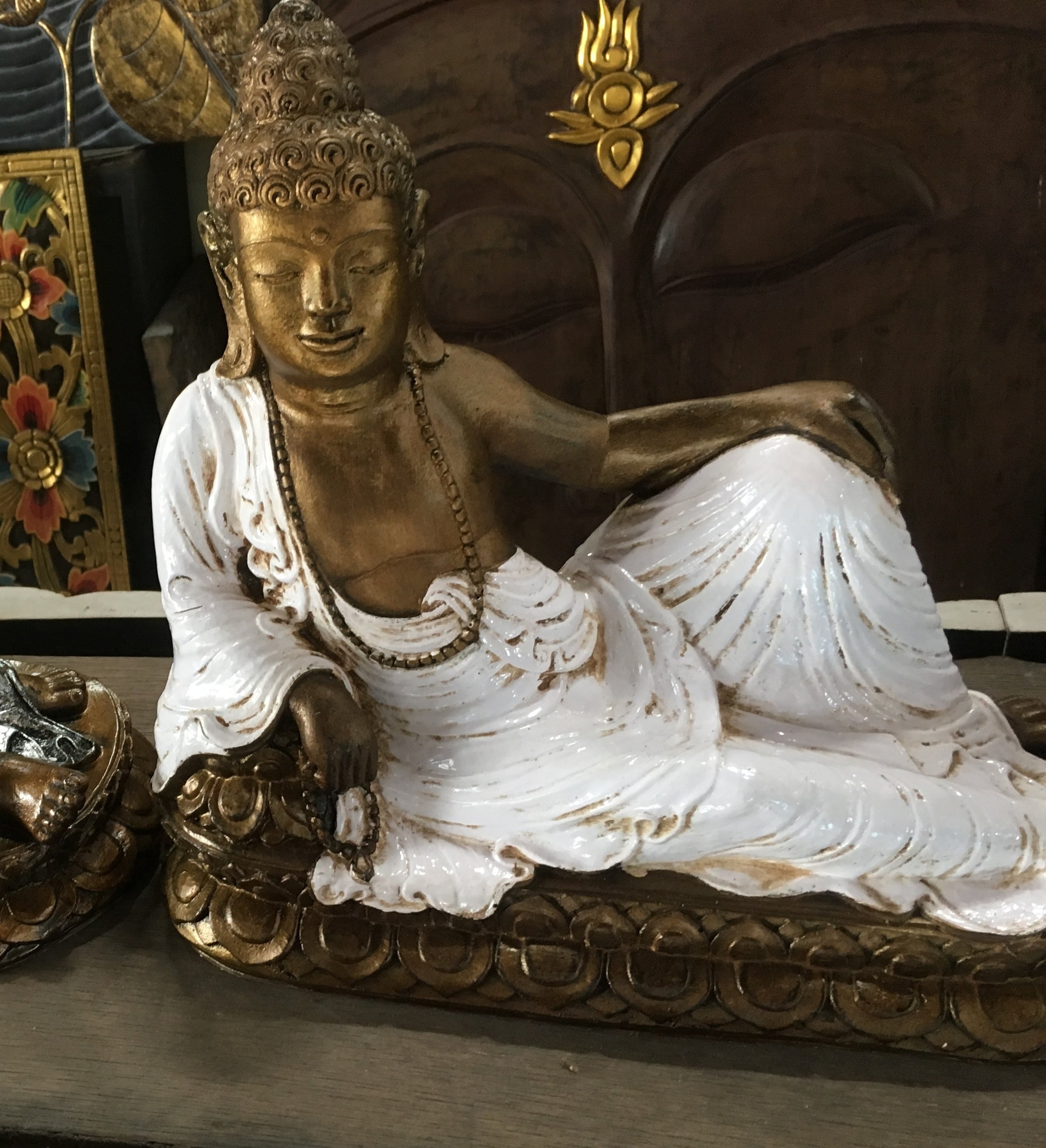 40cm Resin Reclining Buddha