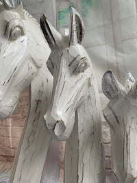 Set of Three Decorative Horse heads