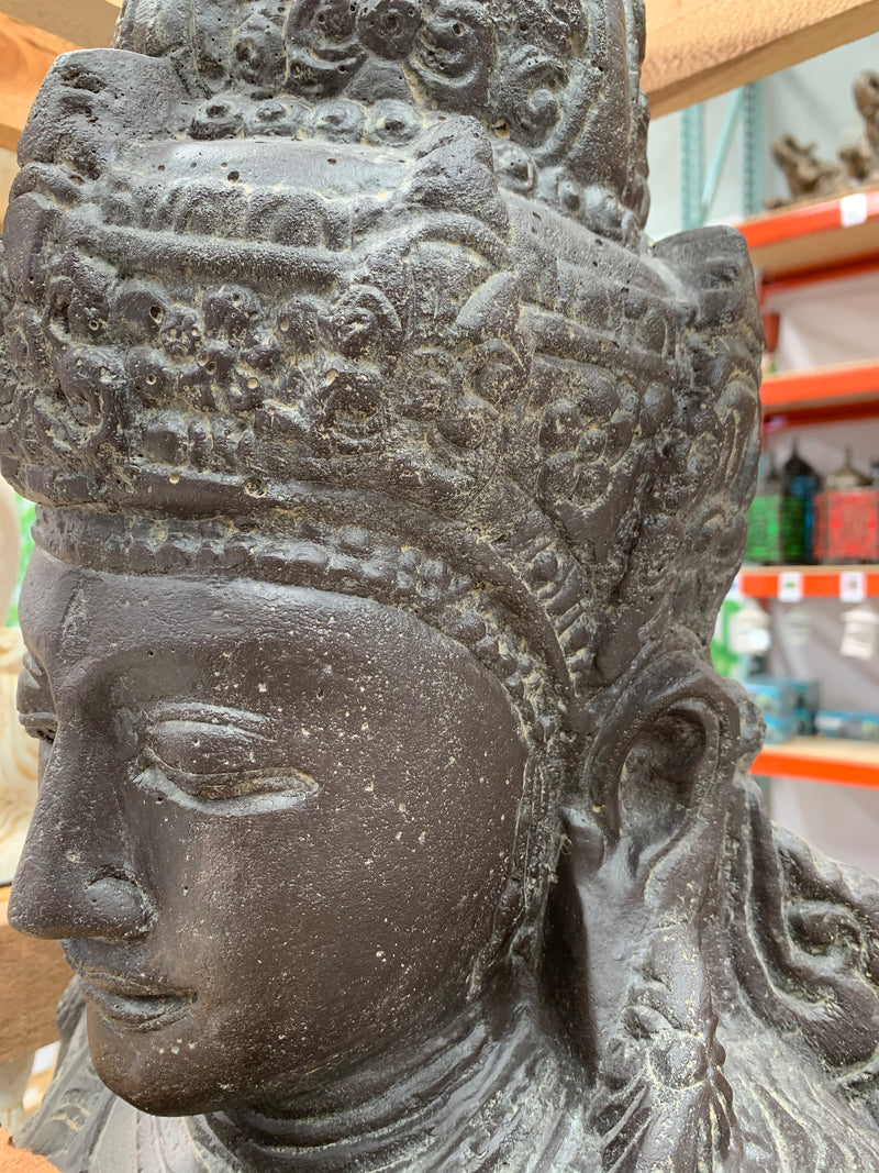 Balinese Cast Concrete Dewi Sri Rice Goddess Water feature Garden Statue