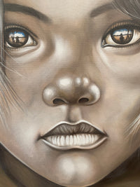 African Boy Canvas Painting