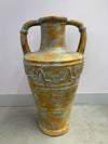 Terracotta Vintage Relic Vase with Handles