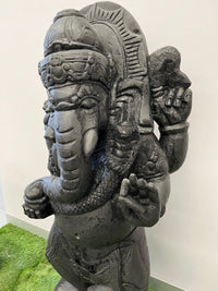 Greenstone Hindu Ganesha Garden Statue