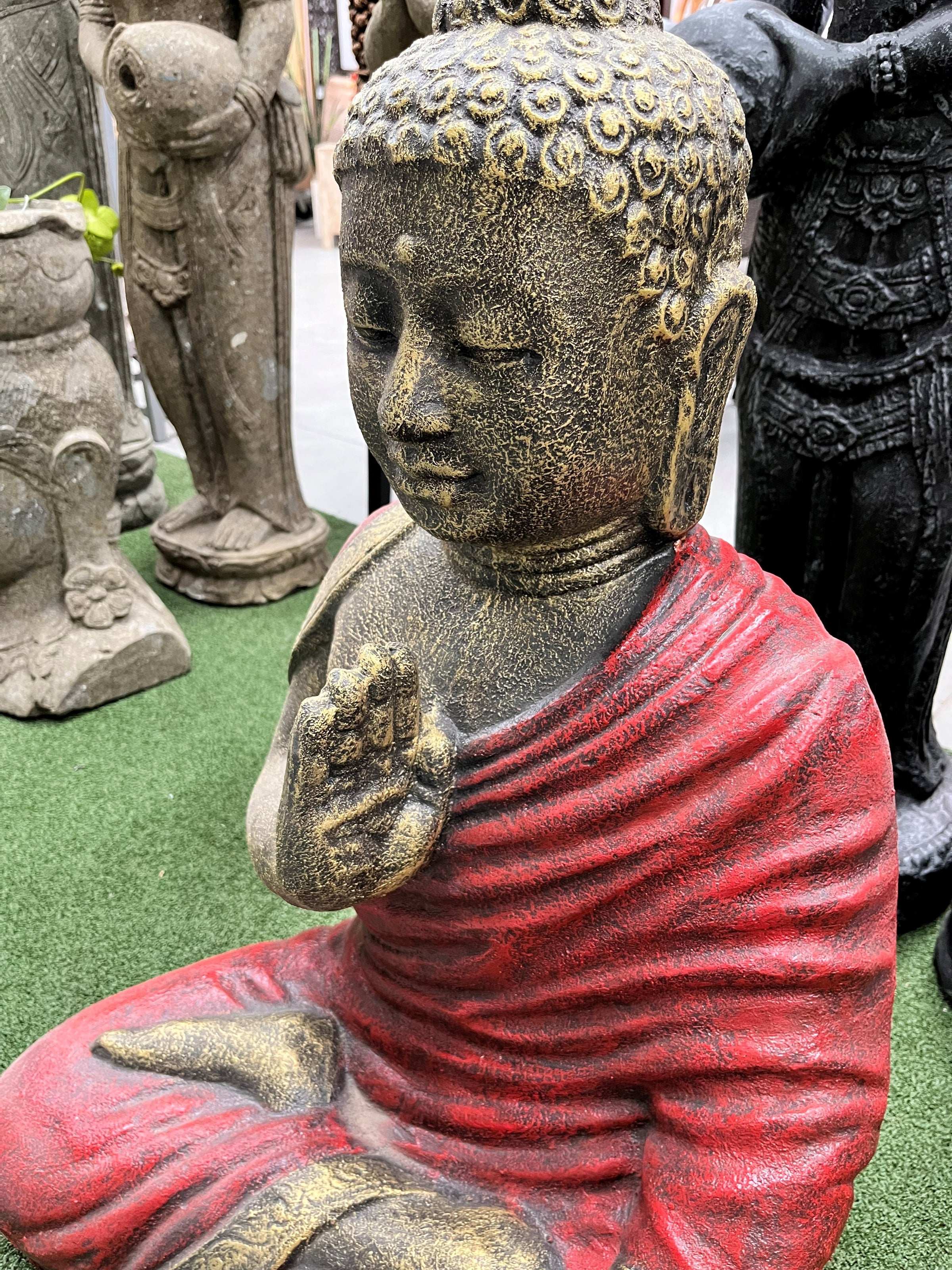Sitting Meditating Buddha Garden Statue
