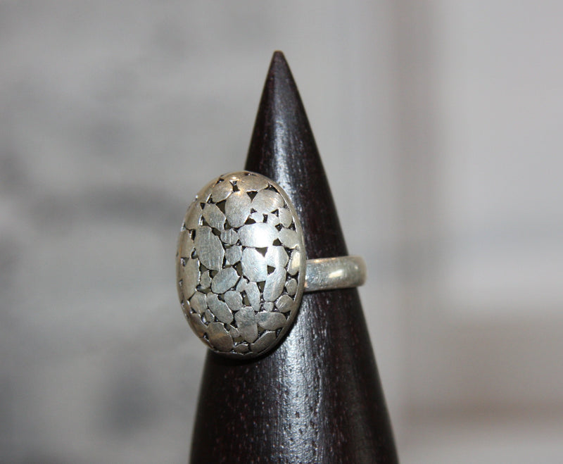 Sterling Silver Plated Dress Ring