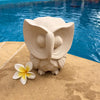 Balinese Limestone Wise Owl Sculpture Statue