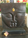 Balinese Buddha Face Solid Wood Carving stand
