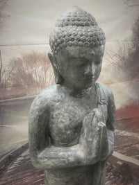 Balinese Concrete Standing Buddha