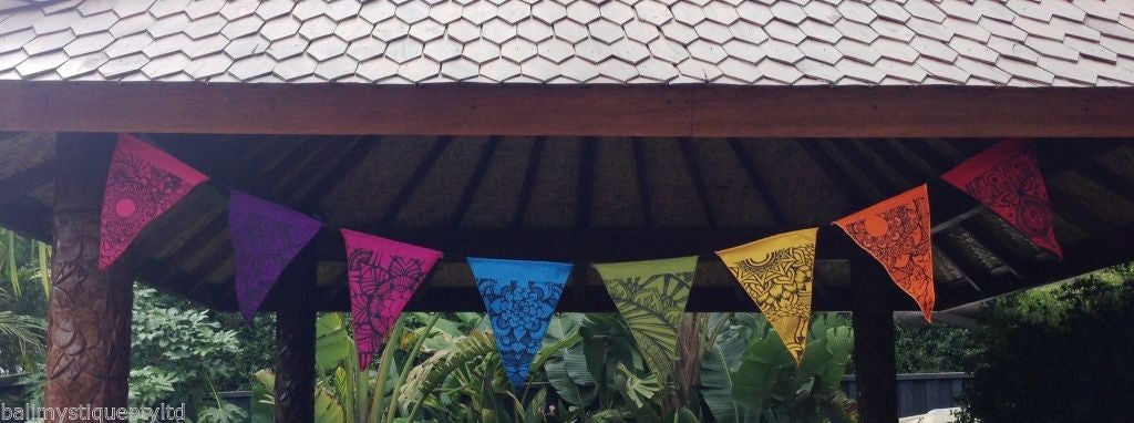 Balinese Colourful Batik Bunting Hanging / Flag