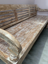 Javanese 184cm Rustic Recycled Teak Bench Seat Daybed