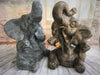 Terracotta Happy Elephant Statue