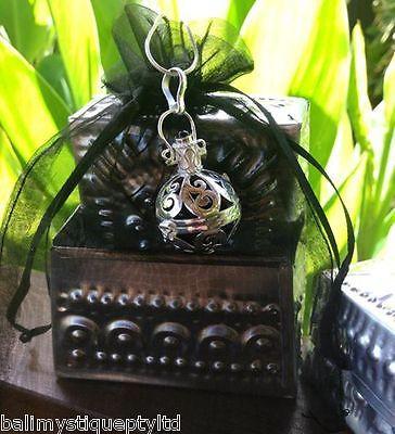 Balinese Sterling Silver 925 Harmony Ball Chime Pendant and Necklace