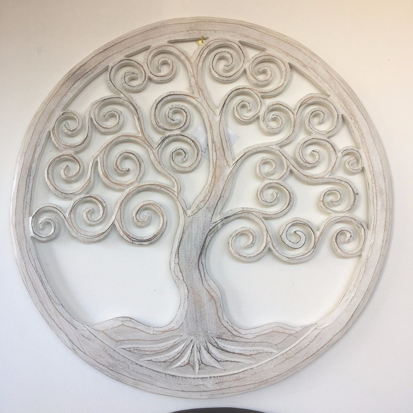 Hand Carved Tree Of Life Wall Hanging 50cm