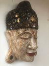 Hand Carved Timber Buddha Mask