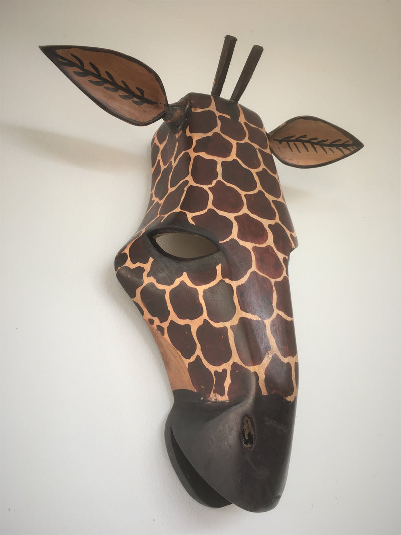 Wall Mounted Giraffe Mask
