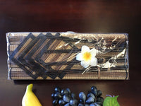 Set of 4 Balinese Lidi Stick Placemats Coasters & Chop Sticks