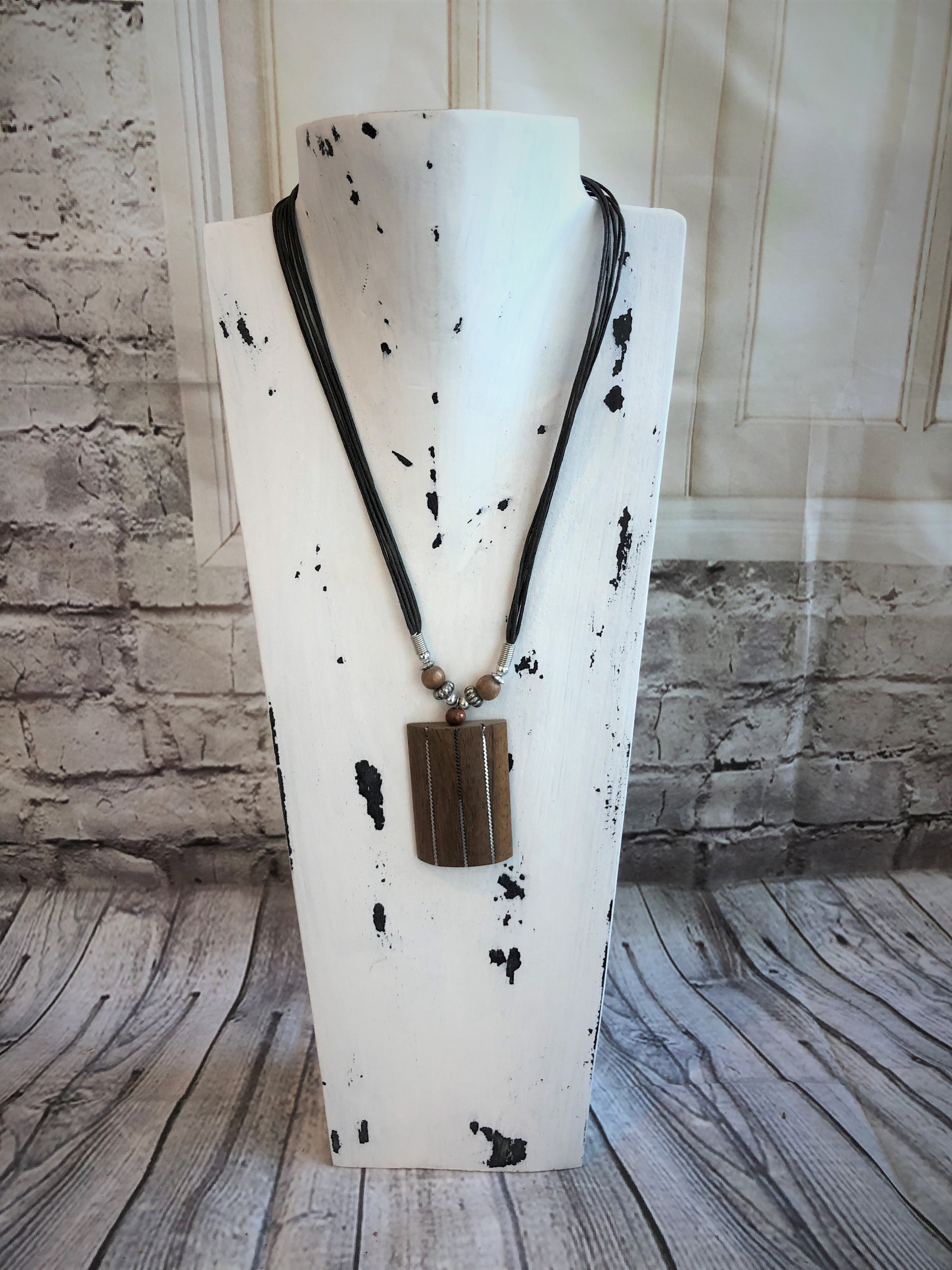 Distressed Necklace Stand