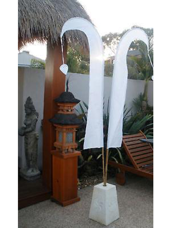 Balinese 2 Metre Wedding Bali Flag Including Bamboo Pole