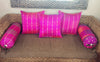 Balinese Sari Cushion Cover Set & Bolsters suitable for Daybeds