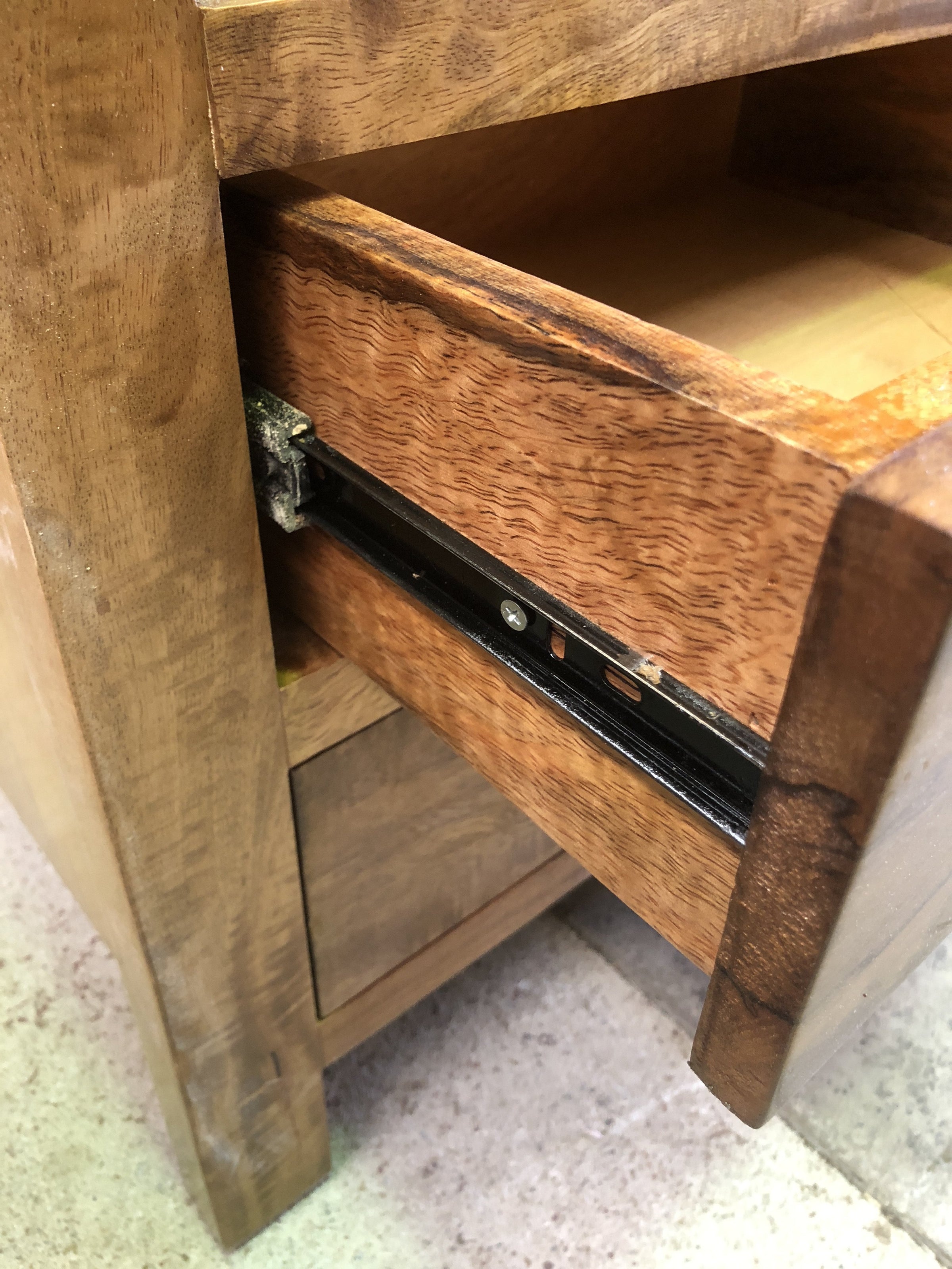 Fruitwood bedside Table