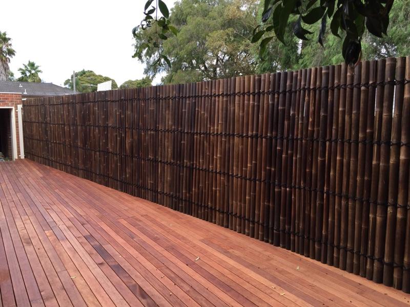 Bamboo fence outlet panels